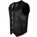 ARD Champs™ Men's Motorcycle Vest Genuine Cowhide Leather Black New Style Vest